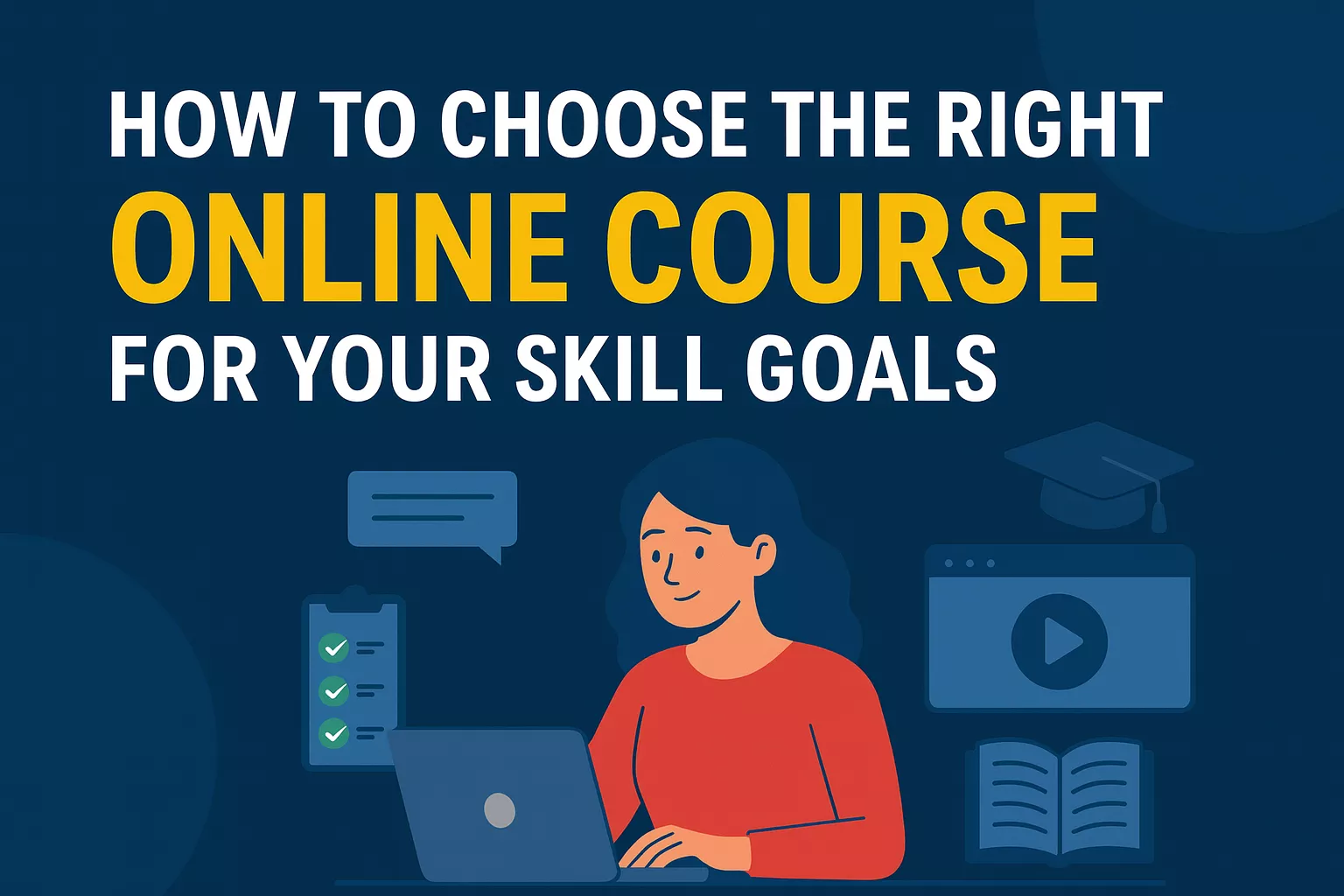 How to Choose the Right Online Course for Your Skill Goals